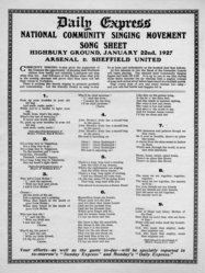 1927-01-22 Arsenal v Sheff Utd songsheet.jpg